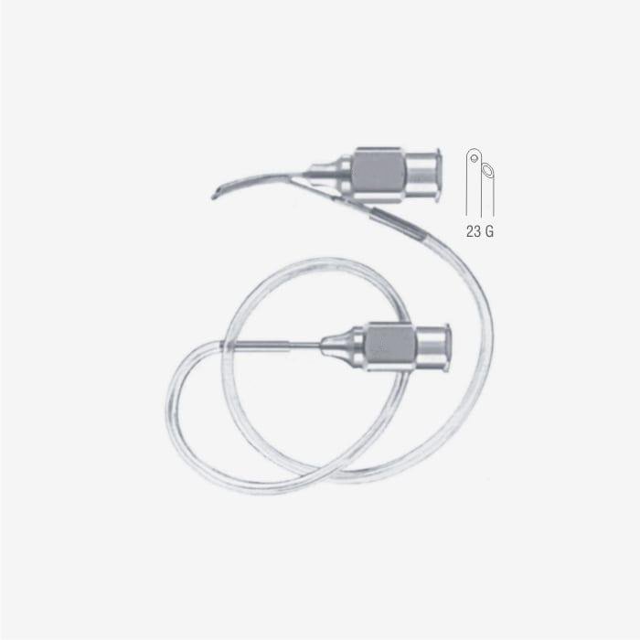 Simcoe (Reversed) Irrigation Aspirating Cannula - Surgical Equips